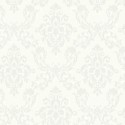 Borastapeter|Papel pintado damasco medallones elegantes en blanco|Damasco