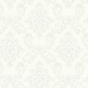 Borastapeter|Papel pintado damasco medallones elegantes en blanco|Damasco