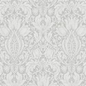 Borastapeter|Papier peint floral ornemental tulipes et lys gris|Papier Peint