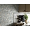 Borastapeter|Wallpaper romantic style cherry blossom watercolor in blue and beige|Romantic