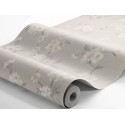 Borastapeter|Wallpaper romantic style cherry blossom watercolor in grey and beige|Romantic