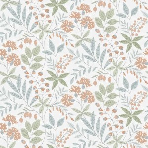 Grandeco|Romantic extra-large flowers taupe and pink wallpaper|Floral