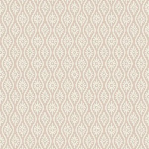 Caselio|Wallpaper with white and ochre leaf prints|Scandinavian