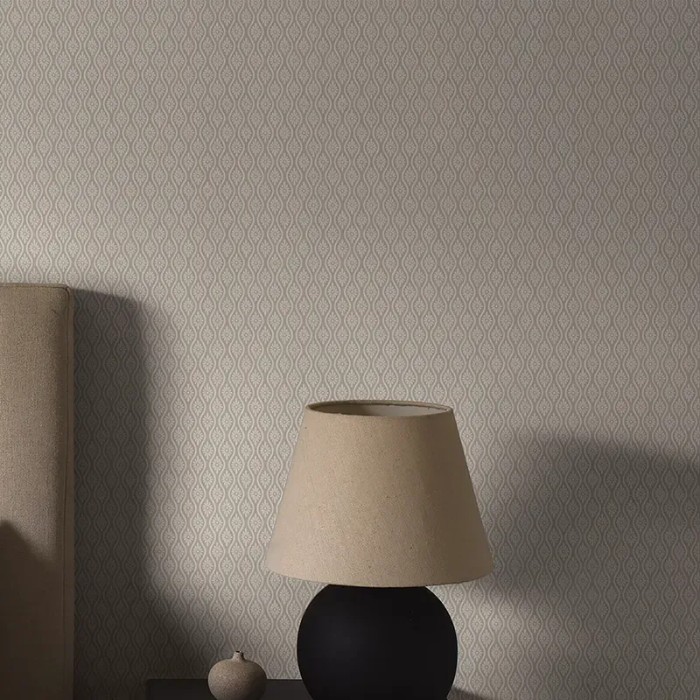 Borastapeter|Papier peint japandi fleurs kimono japonais marron blanc|Scandinave