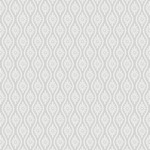 Casadeco|Scandinavian floral wallpaper in white with bare winter branches|Scandinavian