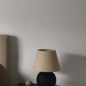 Casadeco|Papier peint style moderne beige et doré, motif labyrinthe|Minimaliste 2