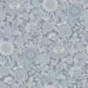 Borastapeter|Wallpaper retro style nostalgic flowers in blue|Youth Style