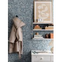Borastapeter|Wallpaper retro style nostalgic flowers in blue|Youth Style