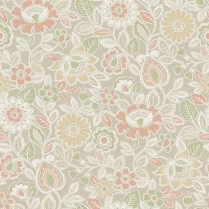 As Creation|Papier Peint losanges psychédéliques années beige|Rétro