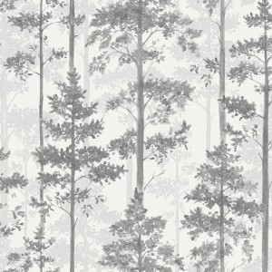 Papeldecor|Tropical Print Black and Green Wallpaper|Floral