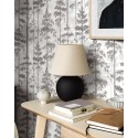 Borastapeter|Wallpaper contemporary Scandinavian fir trees in white and black|Scandinavian