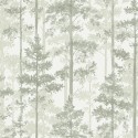 Borastapeter|Papier peint contemporain sapins scandinaves vert|Scandinave
