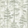 Borastapeter|Wallpaper contemporary Scandinavian fir trees in green|Scandinavian