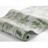 Borastapeter|Wallpaper contemporary Scandinavian fir trees in green|Scandinavian