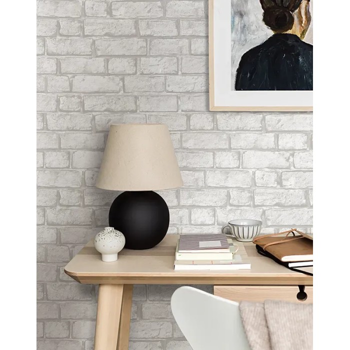 Borastapeter|Tapete zeitgenössisch graue Betonziegel|Ziegelimitat