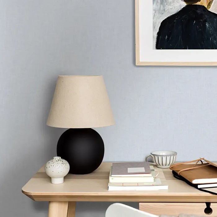 Borastapeter|Papier peint classique uni bleu|Papier Peint