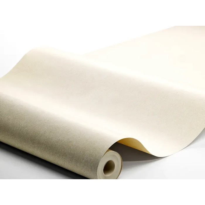 Papel pintado liso efecto tiza rústico en beige arena dorado - Borastapeter Chalk 5058