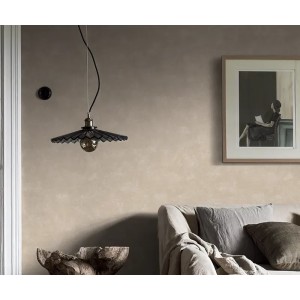 Caselio|Textile effect wallpaper, khaki green linen|Wallpaper 2