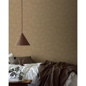 Papeldecor|Moderne Tapete kleine blaue Blumen glänzend und schwarz mit Relief|Tapeten 2