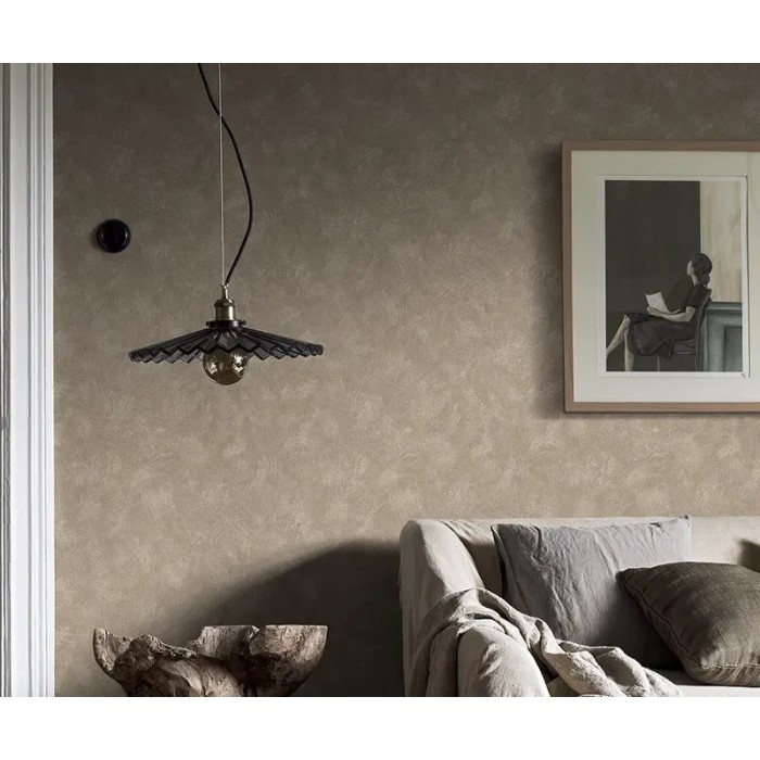 Borastapeter|Tapete uni Kalkputzeffekt taupe grau|Stuckimitat