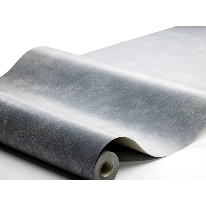 Borastapeter|Wallpaper limewashed plaster effect plain in bluish grey|Wallpaper