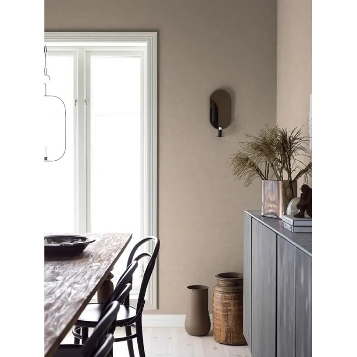 Borastapeter|Papel pintado liso efecto tiza escandinavo en marrón y rojo|Papel Pintado