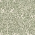 Borastapeter|Papier peint nature faune forêt scandinave vert sauge beige|Papier Peint