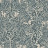 Borastapeter|Papier peint nature faune forêt scandinave bleu pétrole beige|Papier Peint