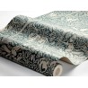 Borastapeter|Papel pintado naturaleza fauna bosque escandinavo en azul petróleo y beige|Papel Pintado