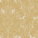 Borastapeter|Wallpaper Scandinavian forest fauna nature in ochre yellow and beige|Wallpaper