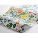 Borastapeter|Wallpaper Scandinavian floral multicolor on white|Scandinavian