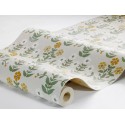 Borastapeter|Wallpaper classic floral anemones in yellow and grey|Minimalist