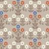 Borastapeter|Papier peint floral folklorique châtaignier bleu beige|Jeunesse