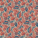 Borastapeter|Papier peint floral folklorique dense rouge bleu|Papier Peint
