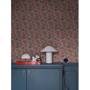 Casamance|Blumentapete überlappend grün-perlmutt|Tapeten 2