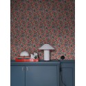 Borastapeter|Papier peint floral folklorique dense rouge bleu|Papier Peint