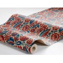 Borastapeter|Tapete folkloristisch floral dicht rot blau|Tapeten