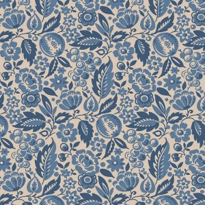 Casadeco|Papier peint fleurs boho chic style hippie|Papier Peint
