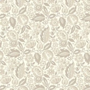 Pip Studio|Japanische Tapete mit braunen Blumen|Tapeten