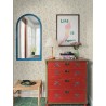 Borastapeter|Papier peint floral folklorique dense beige vert|Papier Peint