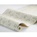 Borastapeter|Papier peint floral folklorique dense beige vert|Papier Peint