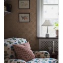 Borastapeter|Tapete folkloristisch floral Gitter terrakotta rot beige|Geometrisch