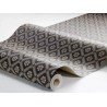 Borastapeter|Tapete traditionell floral Gitter anthrazitgrau beige|Geometrisch