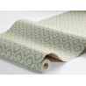 Borastapeter|Papier peint floral treillis rustique vert sauge beige|Minimaliste