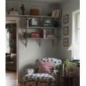 Borastapeter|Wallpaper arts and crafts style forest deer and fauna in beige|Wallpaper