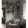 Borastapeter|Wallpaper arts and crafts style forest deer and fauna in beige|Wallpaper
