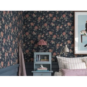Borastapeter|Tapete vintage floral beige grau weiß Stil|Romantisch 2