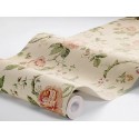 Borastapeter|Wallpaper romantic cretonne floral in pink and beige|Romantic