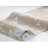 Borastapeter|Papier peint floral cretonne romantique beige crème|Romantique