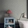 Borastapeter|Papier peint feuillage dense arts and crafts bleu pastel beige|Papier Peint